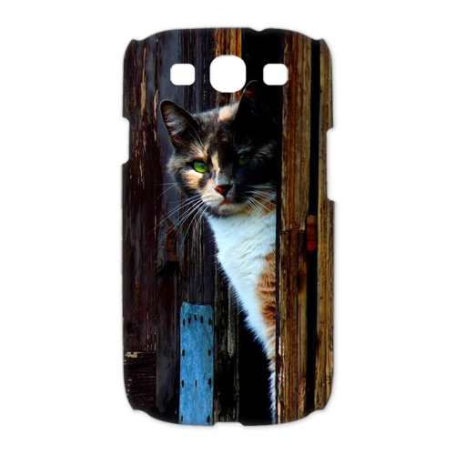the waiting cat Case for Samsung Galaxy S3 I9300 (3D)